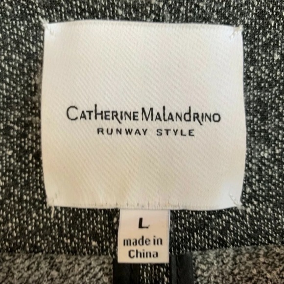 CATHERINE MALANDRINO Asymmetrical Full Zip Blazer - Picture 5 of 5